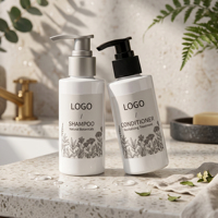 Vente en gros de flacons en plastique ronds PET de 100 ml, emballage cosmétique, distributeur vide pour gel douche, savon liquide pour les mains