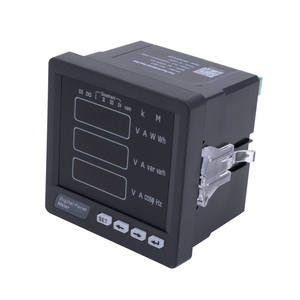 Meteran listrik voltmeter panel meter digital, pengukur Amper tiga fase Multimeter Digital - Product Image 3