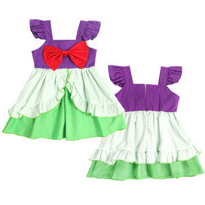 <span class=keywords><strong>Vestito</strong></span> per Bambine con Applicazioni di <span class=keywords><strong>Zucca</strong></span> e Fantasma per Halloween, Abito Boutique con Maniche a Sbuffo per Bambine - Product Image 3