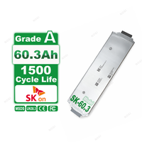 Sel Baterai Lithium Ncm Tipe Pouch SK 3.7V 60.3Ah High Rate Discharge untuk Sepeda Motor Listrik dan Peralatan Tenaga