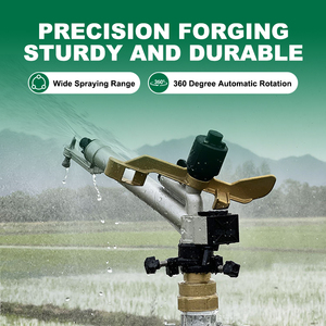 Arroseur à impact horizontal DAYU DY30 pour l'<span class=keywords><strong>irrigation</strong></span> des fermes et des jardins, filetage interne 1,5 pouce, longue portée - Product Image 2