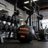 Compteur de Wallball VIGFIT automatique avec laser pour le comptage des répétitions de balles lestées, idéal pour l'entraînement à domicile et en salle de sport