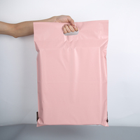 Enveloppes de livraison en plastique pour vêtements, sacs de courrier Express avec poignée, nouvelle collection, 50 pièces