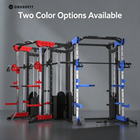 Station d'entraînement multifonctionnelle Smith Machine pour la maison : équipement de fitness intégré, cadre de squat, presse, station de musculation pour pectoraux