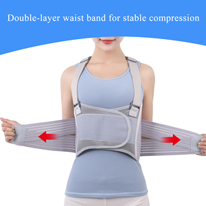 Soporte ortopédico ajustable para espalda con cintura elástica y banda para <span class=keywords><strong>las</strong></span> <span class=keywords><strong>costillas</strong></span>, ideal para la recuperación de la fractura de costilla postoperatoria - Product Image 3