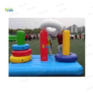 Надувная игрушка-черепаха/заяц из ПВХ для командных игр на открытом воздухе, коммерческого использования, сертифицирована EN14960, включает вентилятор - Product Image 3