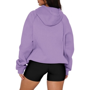 Sweat-shirts surdimensionnés pour femmes, pull en polaire 100% coton 300 g/m², tenues pour filles, mode, épais, confortables, élégants, pour femmes - Product Image 6