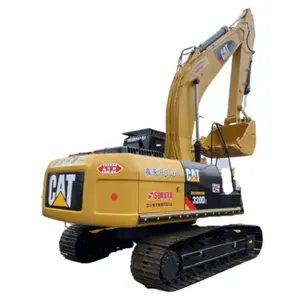 This is a second-hand excavator CAT320D2 with high work efficiency and low price