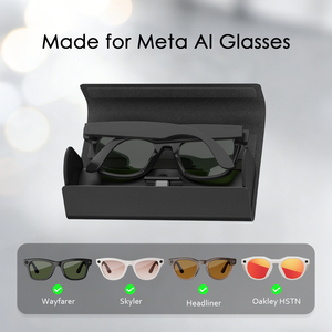 Estuche de Carga para <span class=keywords><strong>Gafas</strong></span> Meta Ray-Ban - Cargador Portátil Plegable de 2000mAh para Wayfarer, Skyler, Headliner (gen1 y 2) - Product Image 5