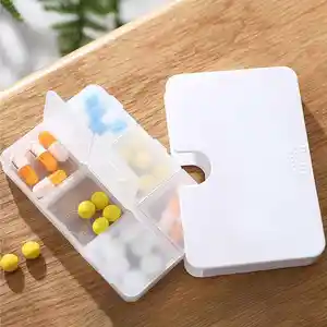 Портативный мини-аптечка с логотипом на заказ, коробка для таблеток в форме блокнота, 7 дней в неделю