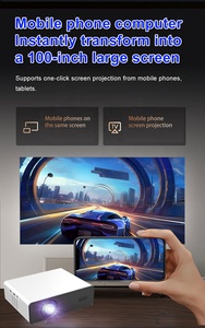 โปรเจคเตอร์อัจฉริยะขนาดเล็ก รองรับ WiFi 5G ความละเอียด Full HD 1080p ระบบ Linux รับรองโดย <span class=keywords><strong>Netflix</strong></span> ปี 2026 ความสว่าง 460 ANSI ลูเมนส์ สำหรับใช้งานภายในบ้านและนอกบ้าน - Product Image 6
