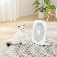 Ventilateurs électriques modernes carrés en plastique pour le camping, personnalisables, rechargeables par USB, adaptés aux animaux domestiques, silencieux, pour usage domestique et extérieur