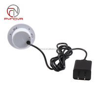 Ensemble de canapés Fynova au design rond avec chargeur USB intégré, multiprise avec prises de type C et normes de prises UK/EU