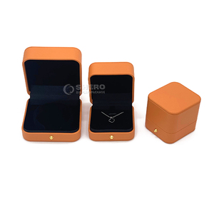 Affordable Factory Price Pu Leather Jewelry <b>Box</b> <b>Collection</b> With Various Colors For Bulk Wholesale And Custom Logo Printing - Product Image 4