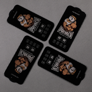 Mo 2024 Nouveau <span class=keywords><strong>Bingo</strong></span> Dog avec protection d'écran en verre trempé anti-espion pour iPhone 15 Pro Max, protection de la vie privée - Product Image 2
