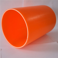 Tuyau de protection rigide XINGCHUAN PP MPP pour câbles haute tension, rond, orange, de 40 mm à 630 mm, norme DL/T 802.8-2014