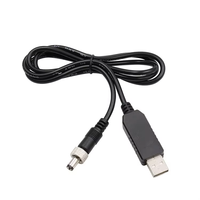 Wavelink - Juego de Cables de Alimentación de Audio y Video, 1A 2A 5V a 12V, USB a DC 5.5 2.1mm con Bloqueo de Tornillo