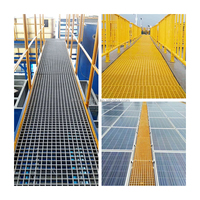 Shine Universe usine en gros résistant à la Corrosion bricolage passerelle en fibre de verre grille pour trottoir escalier bande de roulement