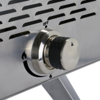 Four à pizza au gaz extérieur en acier inoxydable résistant aux hautes températures de luxe Pierre en cordiérite pour barbecue Voyage Camping Compact