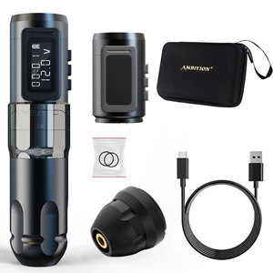 LED Display Rechargeable Wireless Rotary Tattoo Machine Pen Professional <b>Battery</b> Tattoo Gun for Body Art Use - Product Image 4