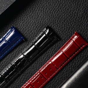 Jettda su misura High-End <span class=keywords><strong>in</strong></span> vera pelle biadesivo <span class=keywords><strong>in</strong></span> bambù strato superiore pelle <span class=keywords><strong>coccodrillo</strong></span> a sgancio rapido cinturino orologio - Product Image 2