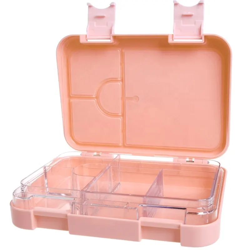 Aohea hot saling Leak-proof kids plastic bento food packing lunch box takeout school tiffin lunch box cute for kids