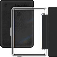 Casing Pelindung Kindle Scribe 2024/E-reader Paperwhite dari Kulit PU Custom Print dengan Cover TPU Transparan dan Tali Pegangan