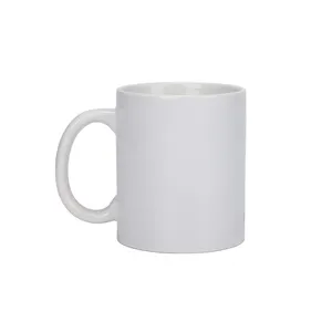 Canecas de café cerâmicas promocionais, canecas de cerâmica 11oz branco