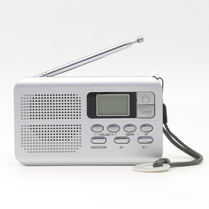 KK-D1218 Radio <span class=keywords><strong>Portatile</strong></span> Tascabile FM AM Sottile in Plastica con Display Digitale, Altoparlante Integrato e Sveglia - Product Image 1