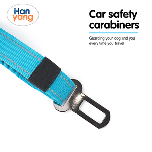 HanYang Custom 2 manici imbottiti guinzaglio da addestramento forte ammortizzatore elastico per cani guinzaglio pesante guinzaglio cane con cintura di sicurezza auto - Product Image 5