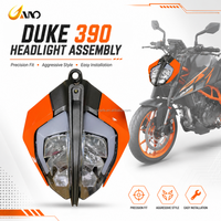 Kit de carénage pour moto WANOU Duke 390 avec phare LED, pièces de carrosserie en plastique ABS, phare avant de moto