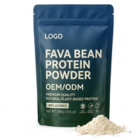 Poudre de protéines de fava certifiée GMP, qualité supérieure, vente en gros, végétalienne, sans OGM, OEM ODM, pour adultes, directement de l'usine