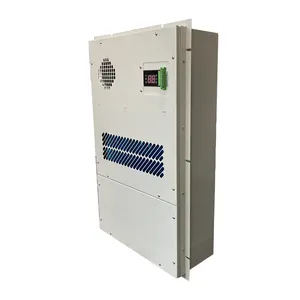 3500 btu eléctrica al aire libre Telecom 1000W DC 48V/AC220V gabinete Industrial aire acondicionado para gabinete de refugio