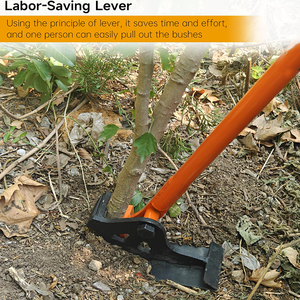 Estrattore <span class=keywords><strong>di</strong></span> Alberi JH-Mech Manuale a Leva per Tronchi da 1/4" - 3/4", Resistente e Salva-Fatica, in Acciaio al Carbonio Arancione - Product Image 3