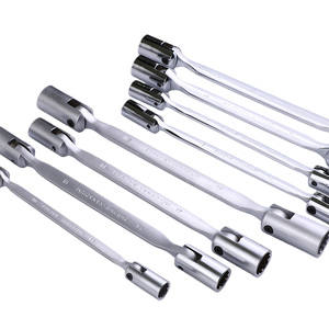 2026 New Full Size CRV Double Swivel Head Open End Socket Spanner Multifunctional <strong>Combination</strong> <strong>Wrench</strong> for Automotive Repair - Product Image 4