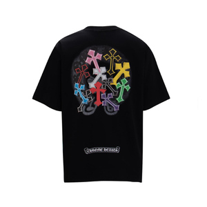 <span class=keywords><strong>Camiseta</strong></span> de Manga Corta Unisex de Alta Calidad, 300g, con Estampado de Corazones Cromados en Serigrafía, Estilo Hip Hop, 100% Algodón, Venta al Por Mayor - Product Image 6