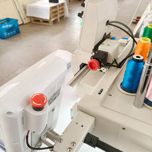 Machine à broder industrielle à <span class=keywords><strong>t</strong></span>ête unique à aiguilles multiples à grande vitesse 1200 tr/min, machine à broder informatisée pour casquettes et <span class=keywords><strong>t</strong></span>-shirts - Product Image 6