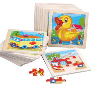 Spielzeug Hobbys 2022 beliebte Kinder Lustige hölzerne 3D-Puzzlespiel Montessori pädagogisch für Kinder Puzzles