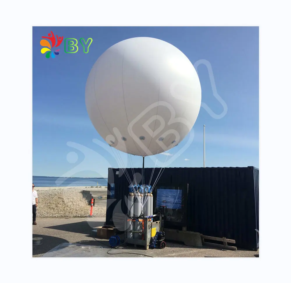 BOYAN आउटडोर हवा-विज्ञापनों कस्टम विशाल विज्ञापन Inflatable हीलियम दौर गुब्बारे, उत्सव के साथ पीवीसी Inflatable हीलियम क्षेत्रों एल
