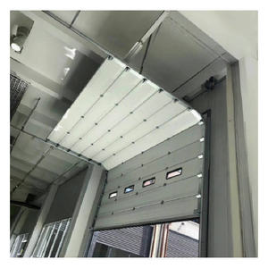 Portes coulissantes d'<span class=keywords><strong>atelier</strong></span> d'occasion, résistantes au feu, en acier moderne, finition en polymère imperméable, Guangdong - Product Image 4