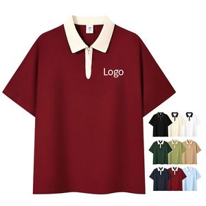Polo de Golf Personalizado con Logotipo Bordado en Tela de Punto para Hombre, Talla Grande, Transpirable, de Secado Rápido, que Absorbe la Humedad, Ajuste Cómodo - Product Image 1