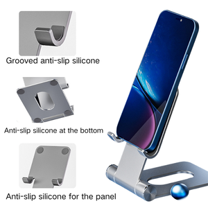 Supporto per Telefono in Lega di Alluminio 2026, Portatile da Scrivania per Apple, Samsung, <span class=keywords><strong>Huawei</strong></span> e Altri Smartphone - Product Image 4