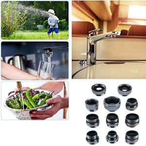 Kit d'adaptateurs de robinet en laiton 11 pièces, mâle et femelle, compatible avec les éviers courants, les tuyaux de jardin et les pulvérisateurs - Product Image 5