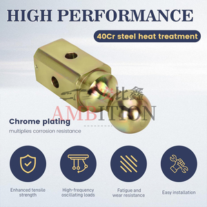 Balle d'<span class=keywords><strong>attelage</strong></span> col de cygne AMBITION 2-5/16'' de remplacement, compatible avec les attelages de remorque B&W - Product Image 5