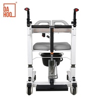 Chaise de transfert de soins infirmiers de Machine de levage patient de levage hydraulique réglable en hauteur pliable Portable pour les personnes âgées handicapées