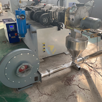 Ligne de machine de granulateur de recyclage de flocons de morceaux de plastique dur de PVC PP PE HDPE