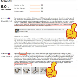 Pièces de poignée de sabre laser en acier inoxydable personnalisées, usinées avec précision, embout de poignée VHC, joints CNC - Product Image 5