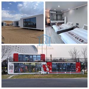 Casa prefabricada de cabina de manzana desmontable portátil <span class=keywords><strong>bonita</strong></span> para exteriores económica con cocina para parques terrestres sin usar/área de ocio de hotel - Product Image 5