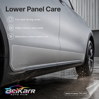 Film de protection de peinture (PPF) BEIKARR auto-réparateur anti-rayures en TPU mat finition satinée pour application sur panneaux de carrosserie automobile
