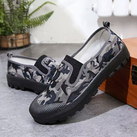 Zapatos de Trabajo de Moda con Camuflaje para Hombre y Mujer, con Suelas de Goma Antideslizantes, Resistentes al Desgaste y Duraderas, Zapatos Industriales